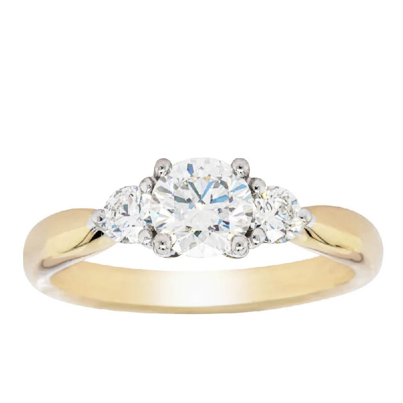 18ct Yellow Gold .70ct Diamond Elysian Ring