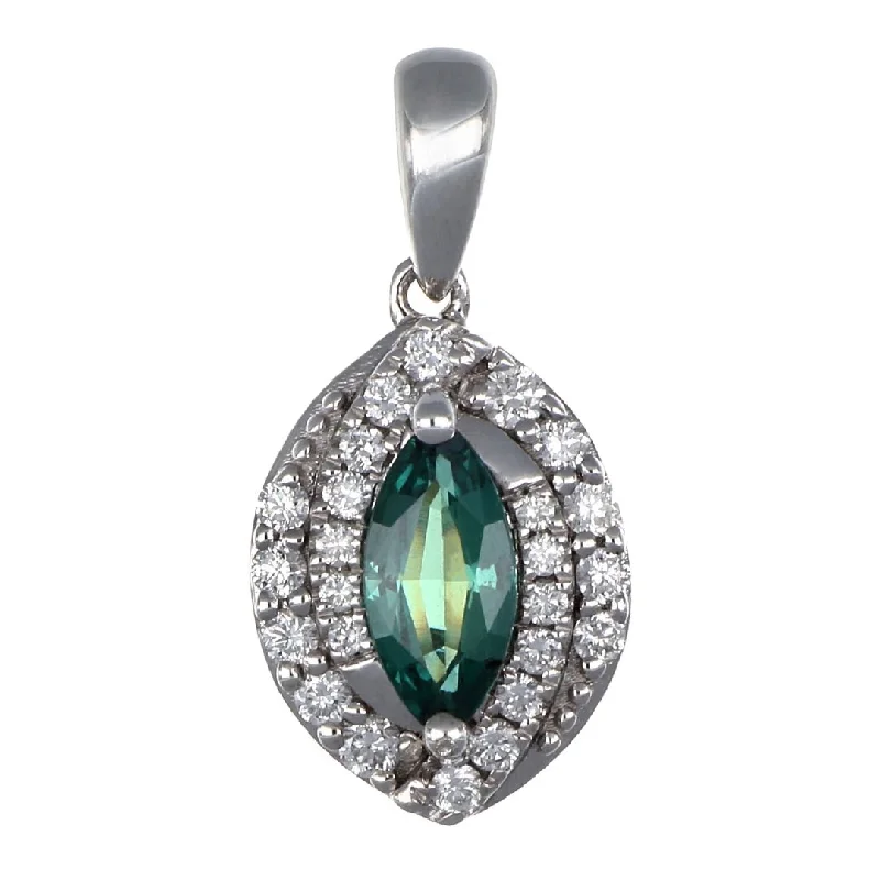 Alexandrite Pendant (Alexandrite 0.41 cts. White Diamond 0.2 cts.)