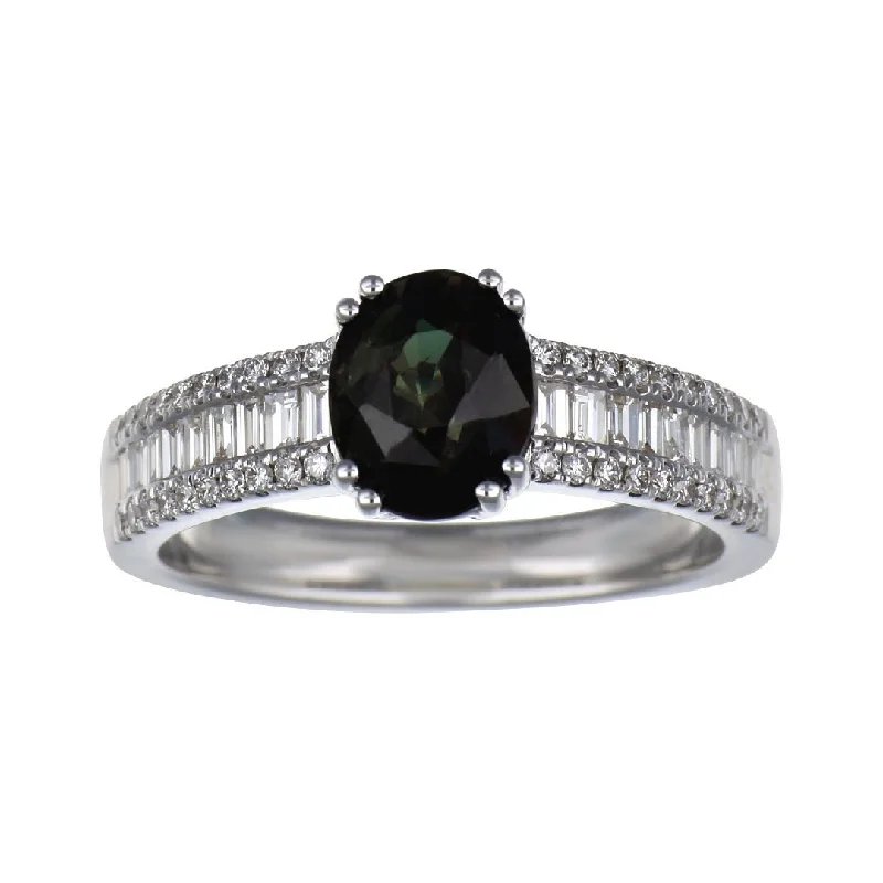 Alexandrite Ring (Alexandrite 2.12 cts. White Diamond 0.58 cts. White Diamond Included cts.)