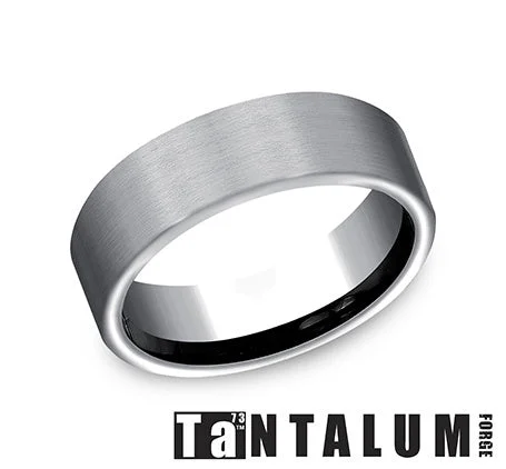 Alternative Metal Wedding Bands-Tantalum