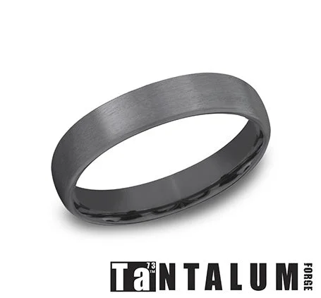 Alternative Metal Wedding Bands-Tantalum