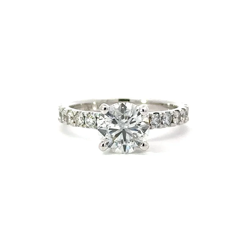 Classic Round Diamond Engagement Ring