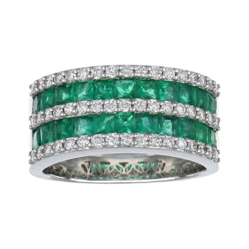 Emerald Ring (Emerald 2.05 cts. White Diamond 0.53 cts.)