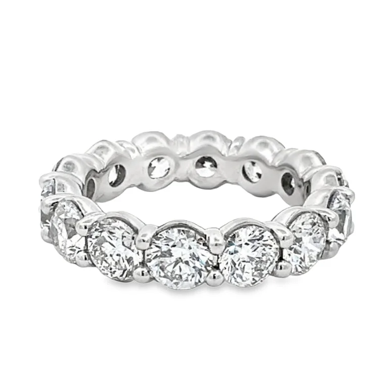 LAB GROWN ROUND DIAMONDS 5.41CTW ETERNITY BAND