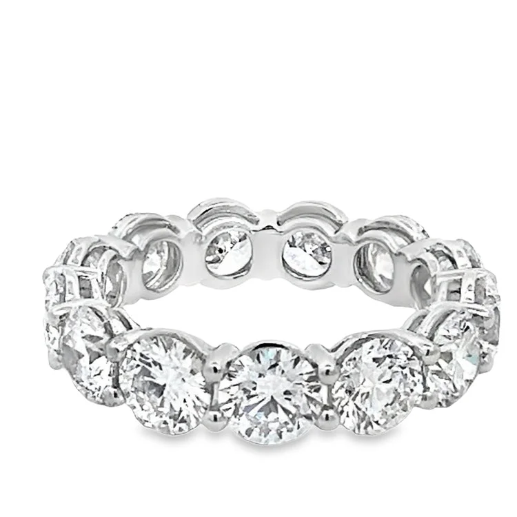 LAB GROWN ROUND DIAMONDS 5.69CTW ETERNITY BAND