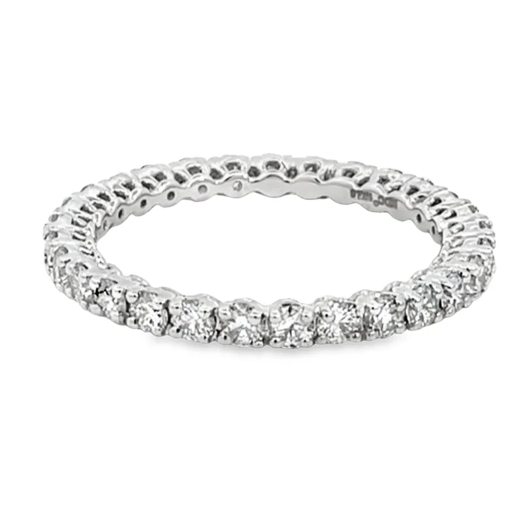 LAB GROWN ROUND DIAMONDS 1.13ctw ETERNITY BAND