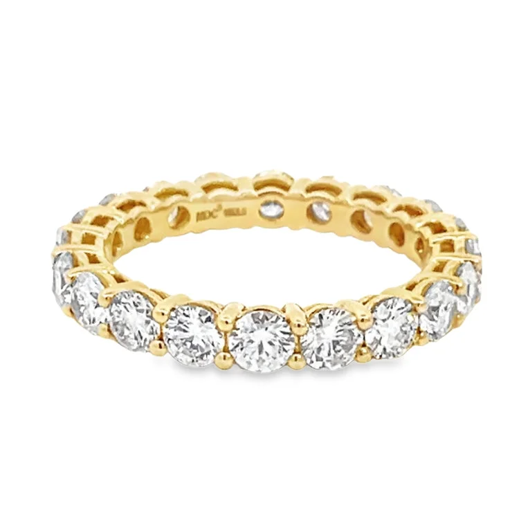 LAB GROWN ROUND DIAMONDS 2.87ctw ETERNITY BAND