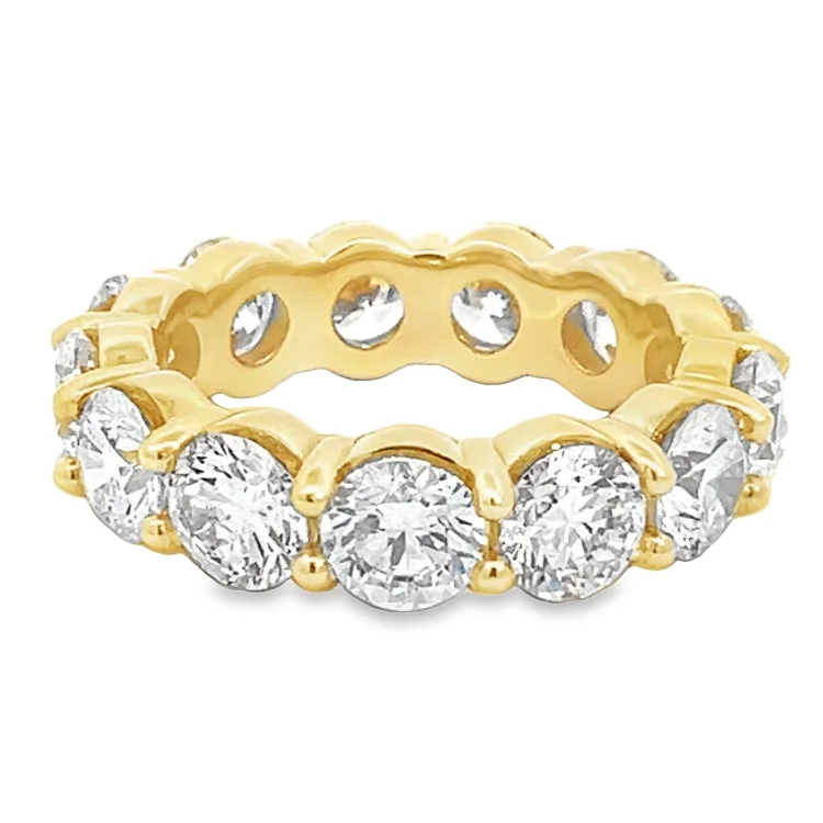 LAB GROWN ROUND DIAMONDS ETERNITY BAND 6.22CTW