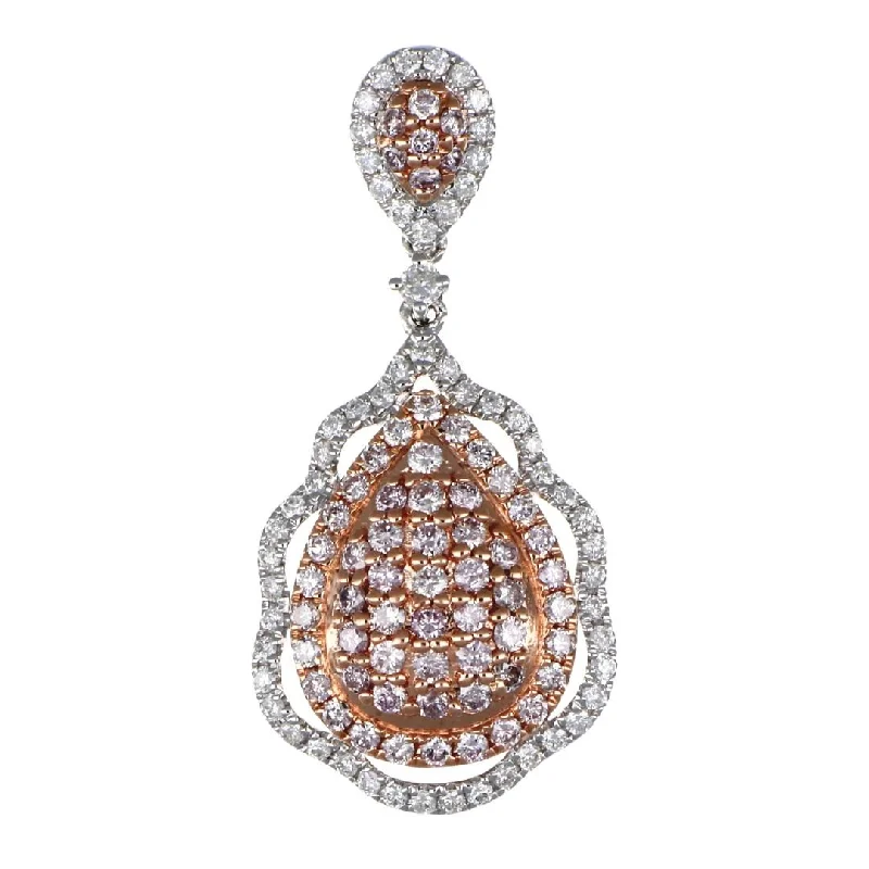 Pink Diamond Pendant (Pink Diamond 0.72 cts. White Diamond 0.45 cts.)