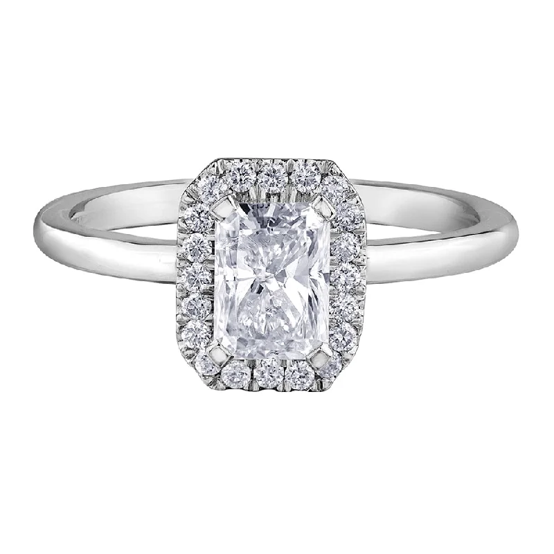 Radiant Cut Canadian Diamond Engagement Ring