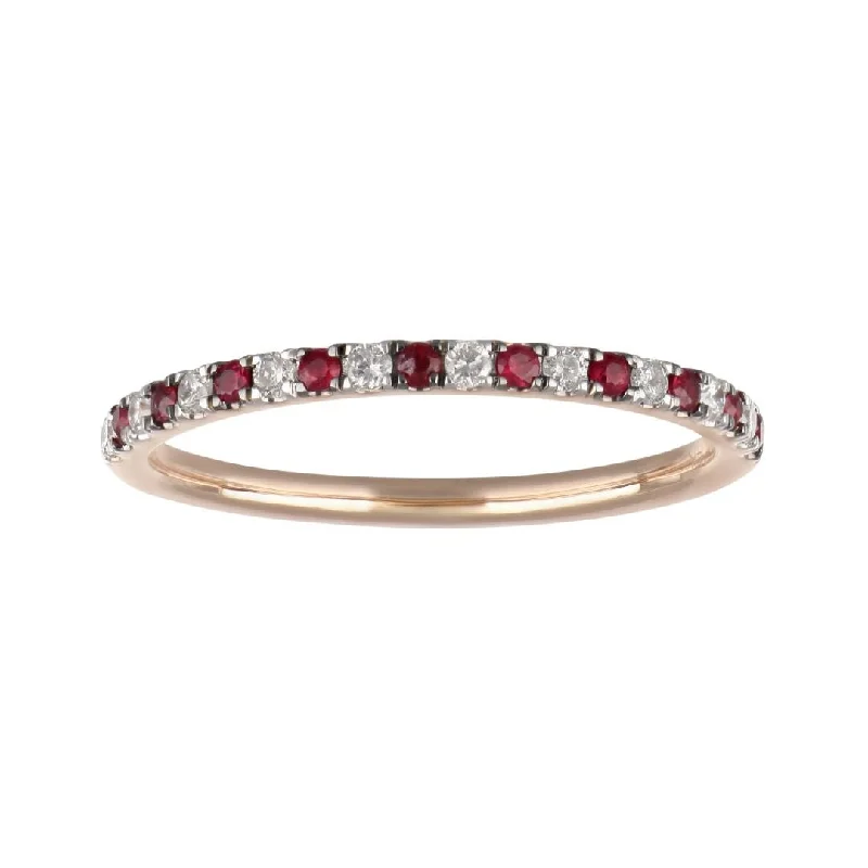 Ruby Ring (Ruby 0.15 cts. White Diamond 0.14 cts.)