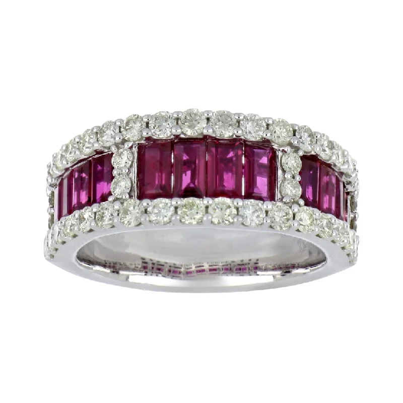 Ruby Ring (Ruby 2.24 cts. White Diamond 1.13 cts.)