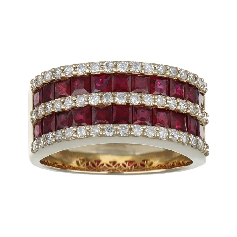 Ruby Ring (Ruby 2.52 cts. White Diamond 0.51 cts.)