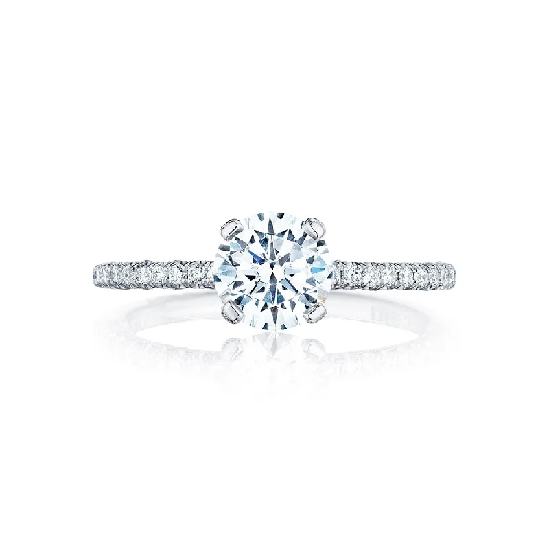 Tacori Petite Crescent Round Solitaire Engagement Ring