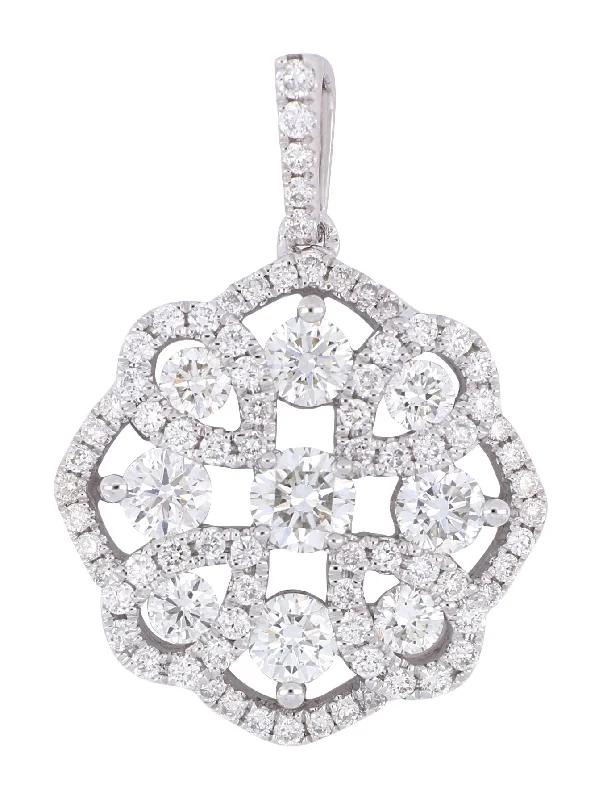 White Diamond Ladies Pendant (White Diamond 1.03 cts.)