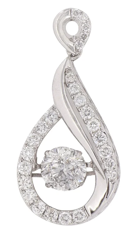 White Diamond Ladies Pendant (White Diamond 1.36 cts. White Diamond 0.49 cts.)