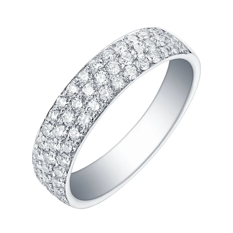 White Diamond Ladies Ring (White Diamond 0.86 cts.)