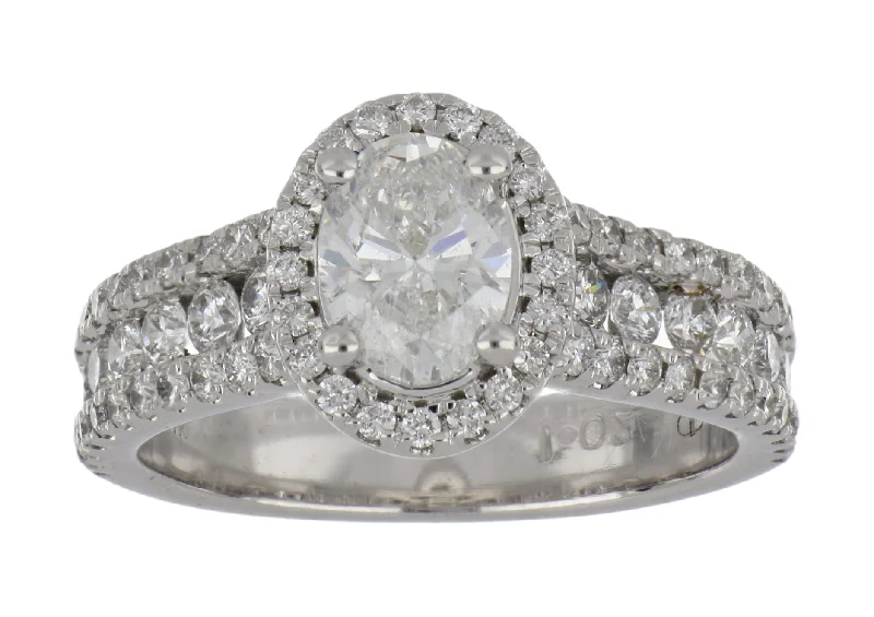 White Diamond Ladies Ring (White Diamond 1 cts. White Diamond 1 cts.)