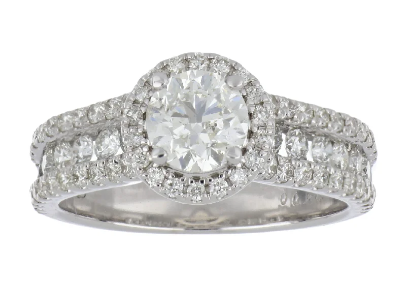 White Diamond Ladies Ring (White Diamond 1 cts. White Diamond 1 cts)