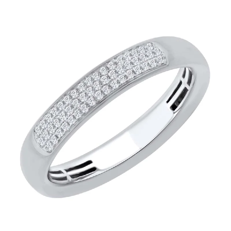 0.15 Carat Diamond Unisex Wedding Band Ring in Gold