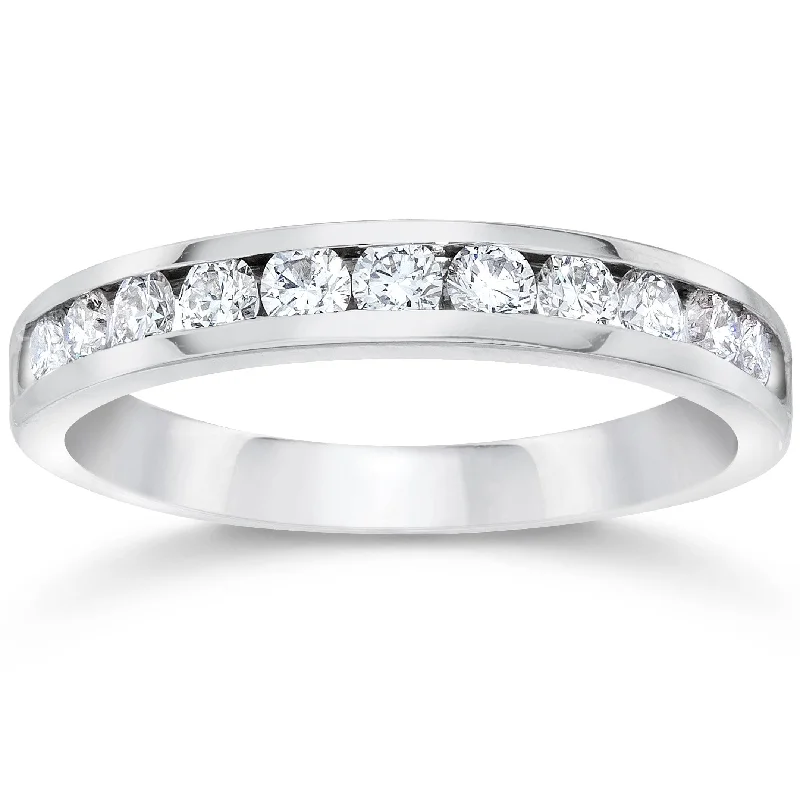 1/2CT Diamond Wedding Ring White Gold