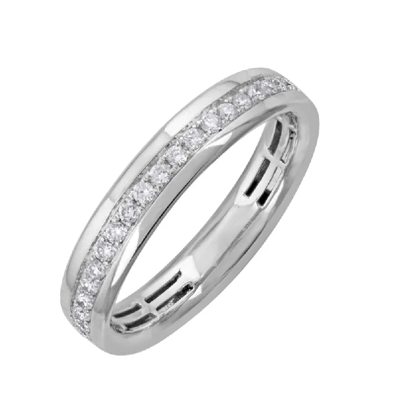 1/4 Carat Diamond Wedding Band Ring in Gold