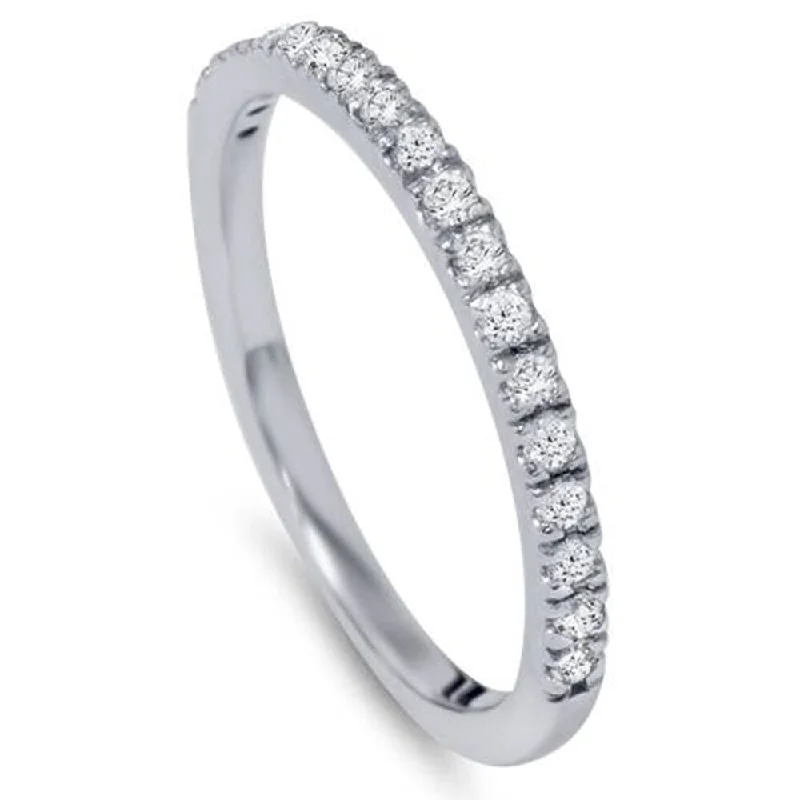 1/4ct VS Diamond Wedding Ring White Gold