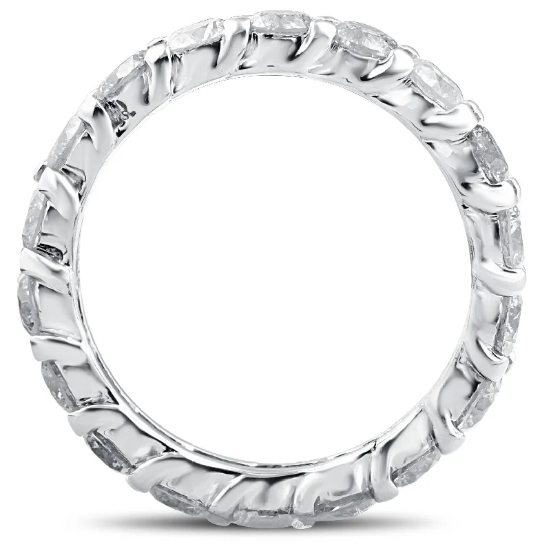 3 1/2CT Diamond Eternity Ring White Gold