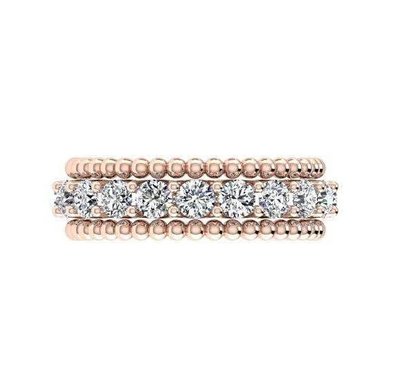 Eternity Band with Spheres 14K Pink Gold