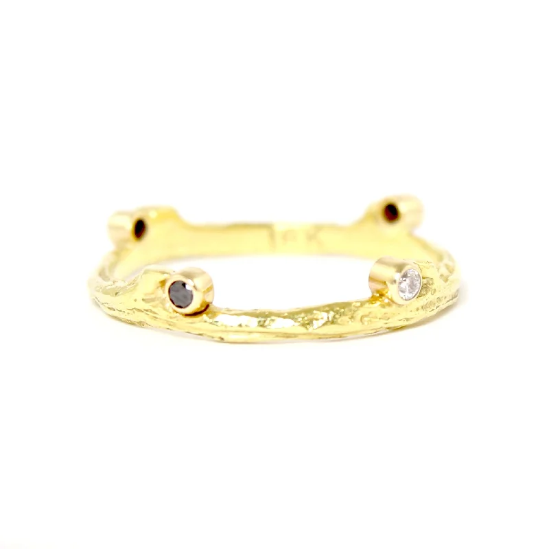 SALE! Hemp Ring in Yellow Gold by Sarah Graham