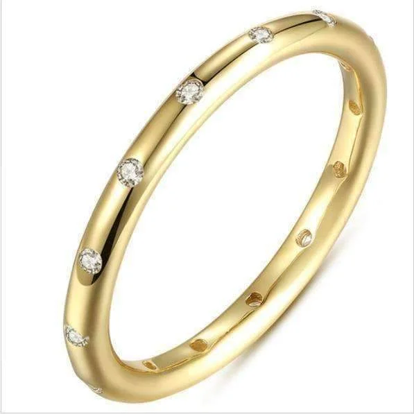 Never Ending Glow CZ Eternity Band Ring